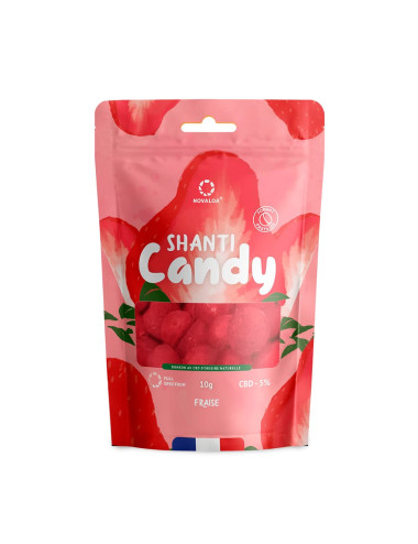 Bonbons CBD 5 % – Fraise - Shanti Candy