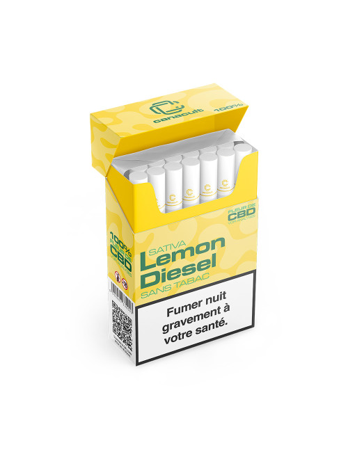 Cigarettes CBD Lemon Diesel de la marque Canacult