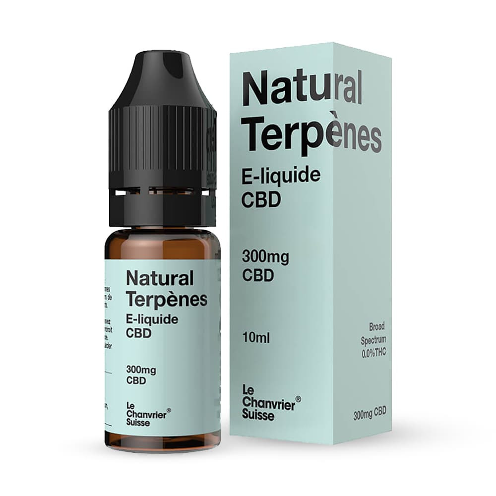 E-liquide CBD - Naturals Terpènes - Le Chanvrier Suisse