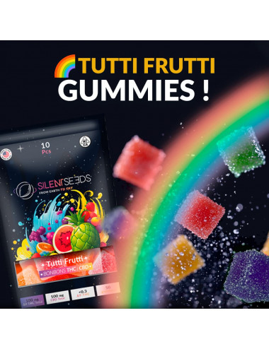 Gummies THC : CBD Tutti Frutti - Silent Seeds