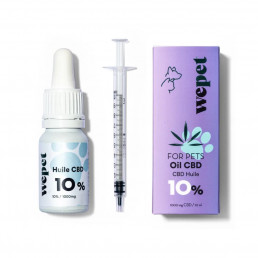 Huile CBD animaux 10% - WEPET