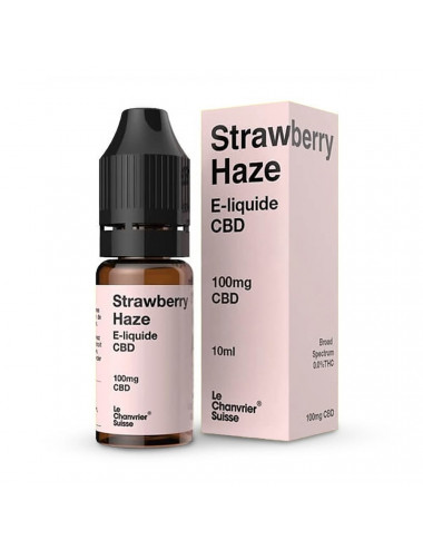 E-liquide CBD - Strawberry Haze - Le Chanvrier Suisse