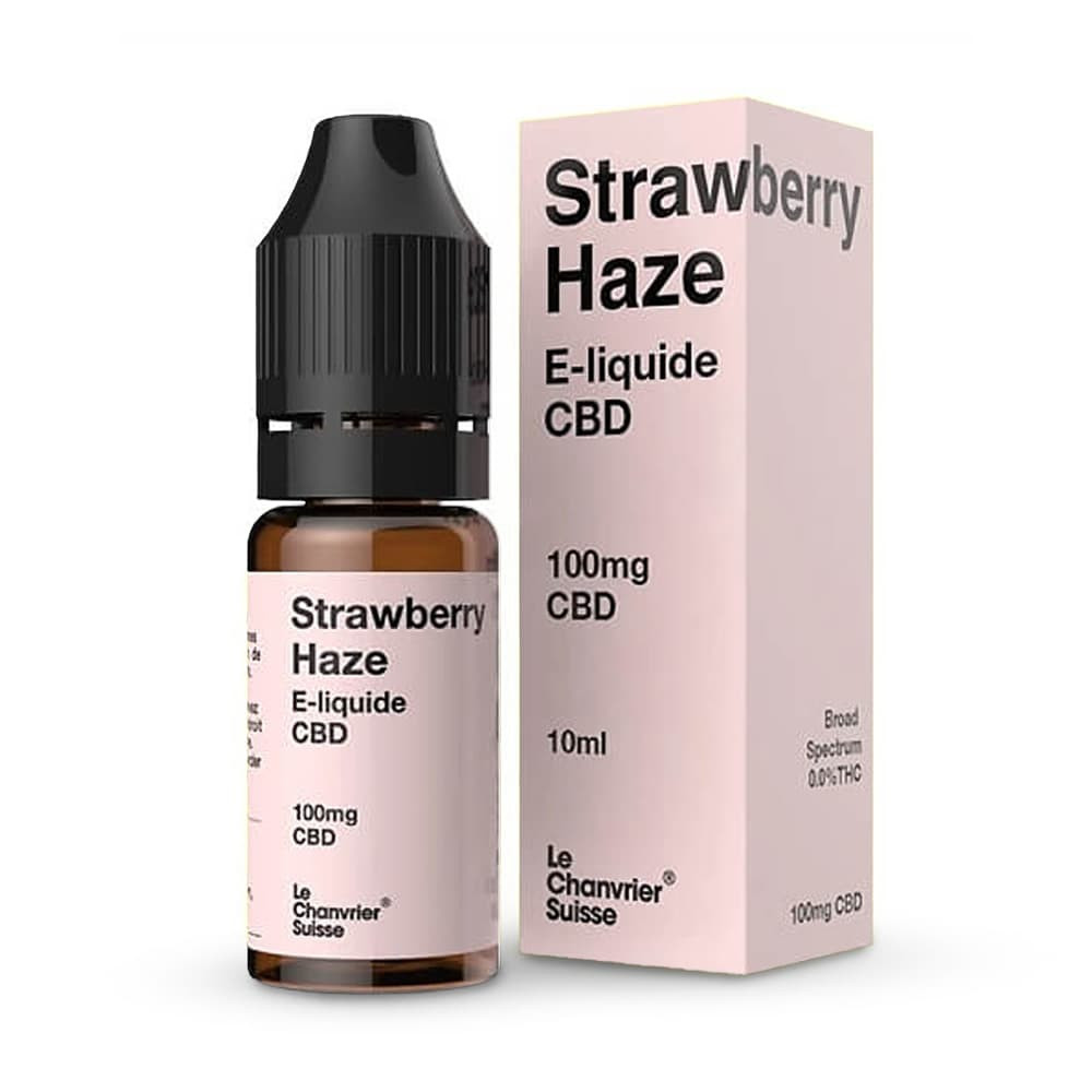 E-liquide CBD - Strawberry Haze - Le Chanvrier Suisse