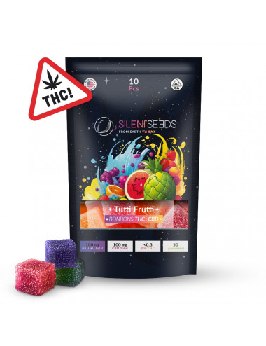 Gummies THC : CBD Tutti Frutti - Silent Seeds