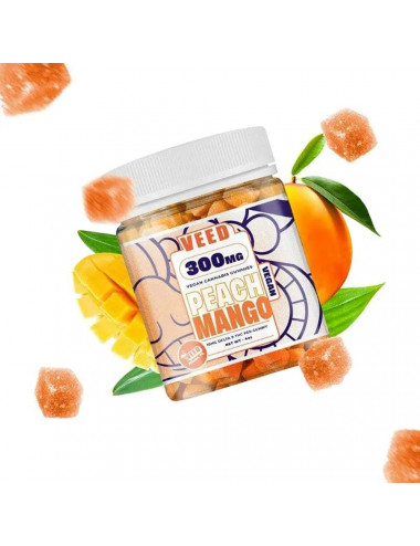 Gummies Delta-9 THC - Mangue Pêche 300mg - Veed