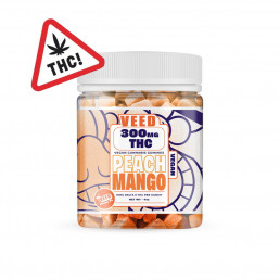 Gummies Delta-9 THC - Mangue Pêche 300mg - Veed