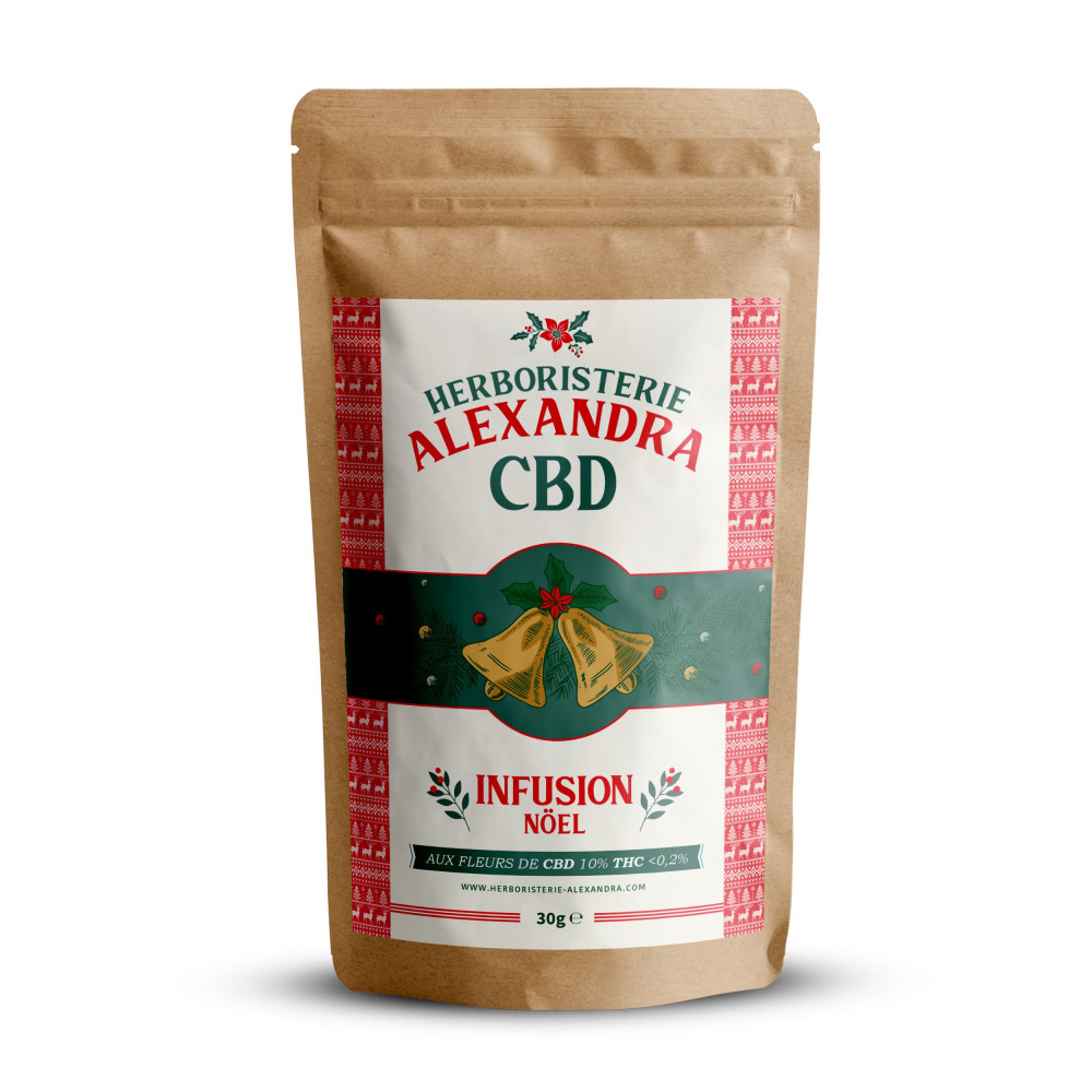 Infusion CBD Noël bio - Herboristerie Alexandra